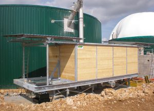 AGB Biogas - dosatore per digestore con carico alto e copertura