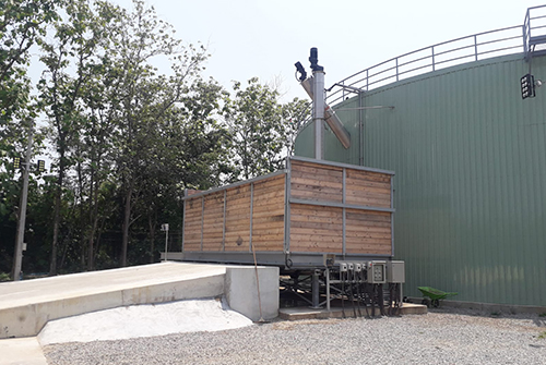 Solids matter dosing system for biogas plant in Thailand