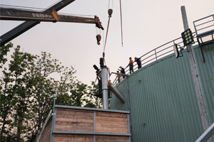 Walking Floor System 80 m3 – assembly phase